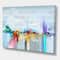 Designart - Abstract Colorful Seascape II - Modern & Contemporary Canvas Wall Art Print